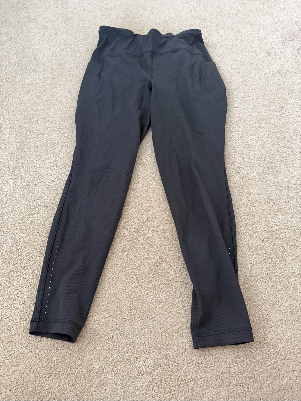 lululemon athletica Gray high-waist performance leggings